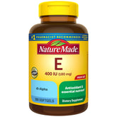 Nature Made frente del envase que muestra 300 softgels y duración larga