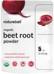 NatureBell frente del empaque mostrando 5 lb y etiqueta orgánica