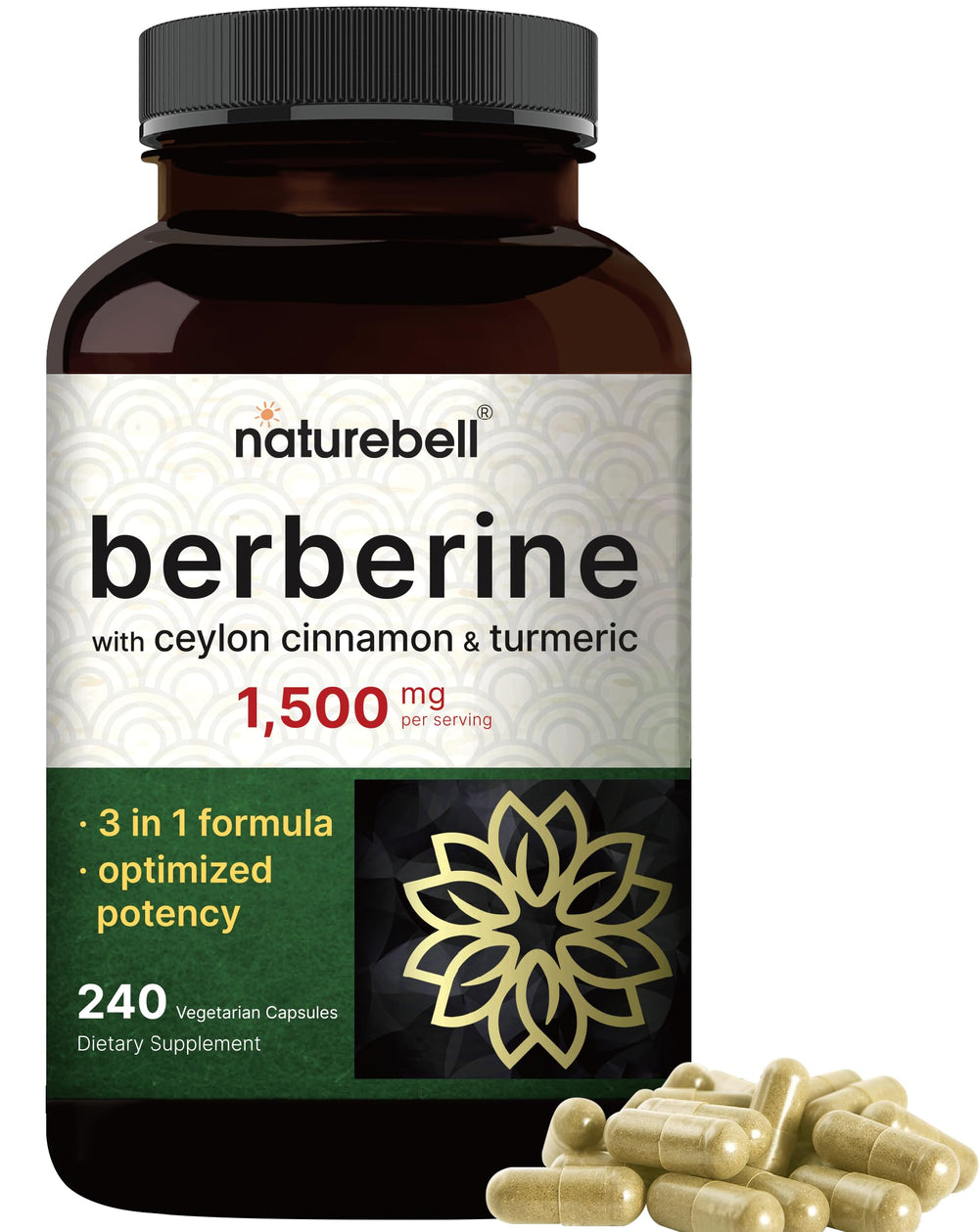NatureBell frontal del envase mostrando etiqueta y beneficios
