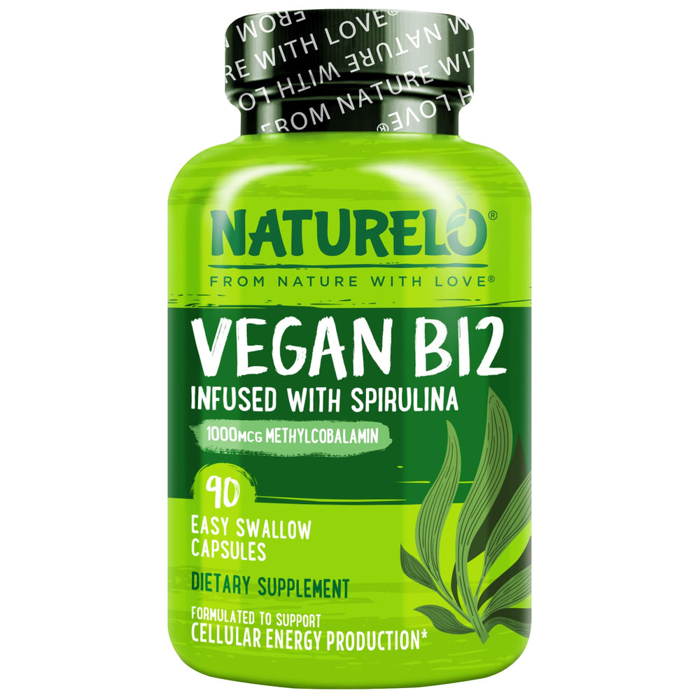 NATURELO frente del envase mostrando diseño y ventaja vegana