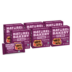 Nature's Bakery paquete frontal mostrando cajas y formato familiar