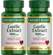 Nature's Bounty frasco frontal del pack de ajo, conveniente para rutina