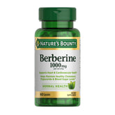 Nature's Bounty frasco frontal mostrando 60 cápsulas y beneficios claros