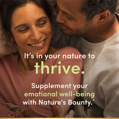 Nature's Bounty frasco abierto con tabletas para visualización del contenido