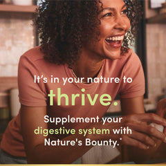 Nature's Bounty etiqueta con Lactobacillus plantarum 299v destacada y confianza clínica