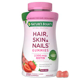 Nature's Bounty frasco frontal mostrando gominolas y beneficios