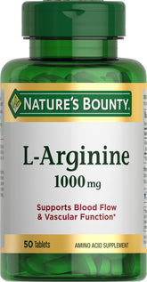Nature's Bounty envase frontal mostrando 50 tabletas y dosis clara