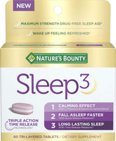 Nature's Bounty frente del empaque mostrando 60 tabletas y beneficios
