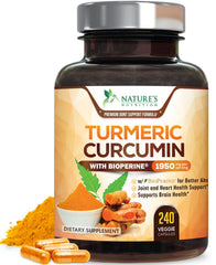 Nature's Nutrition frasco frontal mostrando etiquetado claro y beneficios