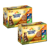 Nature's Recipe front packaging variety pack showing contents and benefits