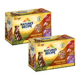 Nature's Recipe front packaging showing variety pack and benefits