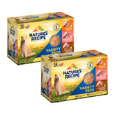 Nature's Recipe front packaging showing variety pack and benefits
