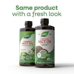 Nature's Way etiqueta con certificaciones USDA Organic y Non-GMO, garantía de calidad