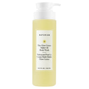 Naturium gel aceite frente mostrando envase y beneficio hidratante