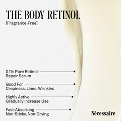 Nécessaire pump dispenser close-up highlighting controlled, hygienic dispensing benefit