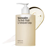Nécessaire front bottle shot showing simple clean packaging and benefit of gentle cleanse