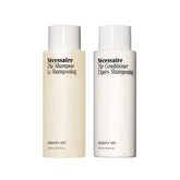 Nécessaire front packaging showing both fragrance-free bottles and clean branding benefits