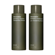 Nécessaire Rosemary Hair Duo frontal con embalaje, muestra compuesto y beneficio fortalecedor