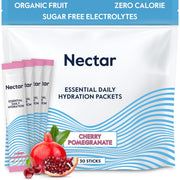 Nectar sobre y caja frontal mostrando presentación y conveniencia