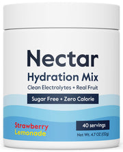 Nectar front packaging showing tub and flavor, clear product identity and benefit