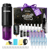 Neebol kit completo frontal mostrando máquina y accesorios, facilidad de inicio