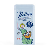 Nellie's front of bag showing 125 loads and concentrated benefit