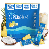 Nello front packaging showing 20 packets and Pina Colada flavor benefits