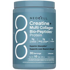NeoCell envase frontal del polvo sin sabor mostrando formato y porciones