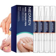 NEOMEN paquete frontal mostrando las cuatro unidades para cuidado de uñas, práctico