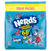 NERDS empaque frontal mostrando paquetes individuales y aspecto atractivo