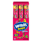 NERDS front packaging showing 24-count box and bright colors for easy selection