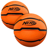 NERF imagen frontal del par de pelotas naranjas, listas para juego interior