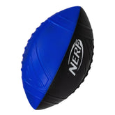 NERF pelota frontal empaquetada azul y negra, fácil identificación