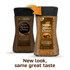 NESCAFÉ Taster's Choice polvo instantáneo mostrando textura y solubilidad