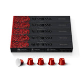 Nespresso caja Ispirazione Napoli mostrando diseño y ventaja de 50 cápsulas