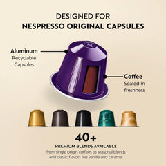 Nespresso Cape Town Envivo café preparado Lungo con notas caramelizadas