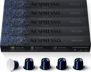Nespresso Palermo Kazaar vista frontal de la caja con diseño y marca, muestra intensidad
