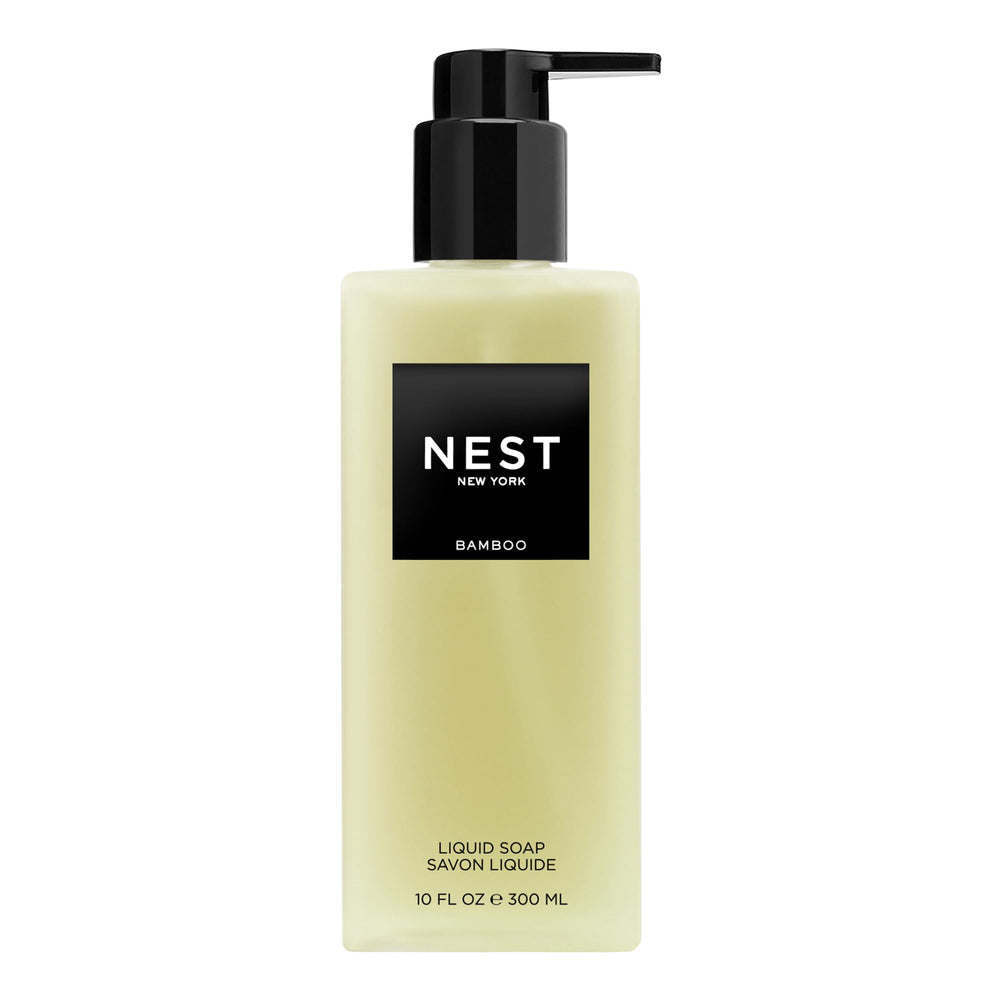 NEST New York botella frontal mostrando diseño y fragancia Bamboo, elegante y práctico