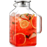 NETANY square pitcher front view showing clean design and large capacity benefit