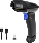 NETUM NT-1228bc front view showing ergonomic grip and scan window for comfortable use