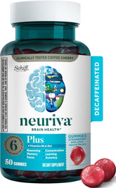 NEURIVA front packaging showing strawberry gummies and benefits