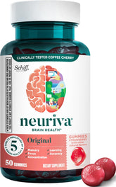 NEURIVA bottle front label showing strawberry gummies and brand trust
