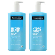 Neutrogena frasco frontal Hydro Boost Body mostrando envase y beneficio hidratante