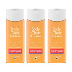 Neutrogena frontal pack mostrando las tres botellas y beneficio de suministro continuo