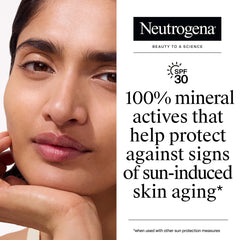 Neutrogena textura del tinte Purescreen cremosa que ofrece cobertura natural