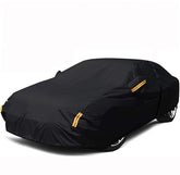 NEVERLAND front view on sedan showing full outdoor protection benefit