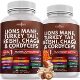 NEW AGE front label showing 120-count bottle and benefits