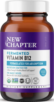 New Chapter bottle front packaging showing label and certifications for quick choice
