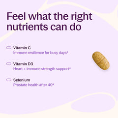 New Chapter etiqueta con información nutricional y lista de ingredientes