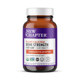 New Chapter envase frontal Bone Strength apoyo óseo sostenible